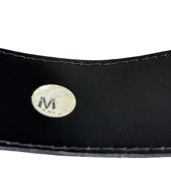 Nina Arjani Women’s Vintage Genuine Lether Belt medium snake scale pattern - Picture 4 of 10